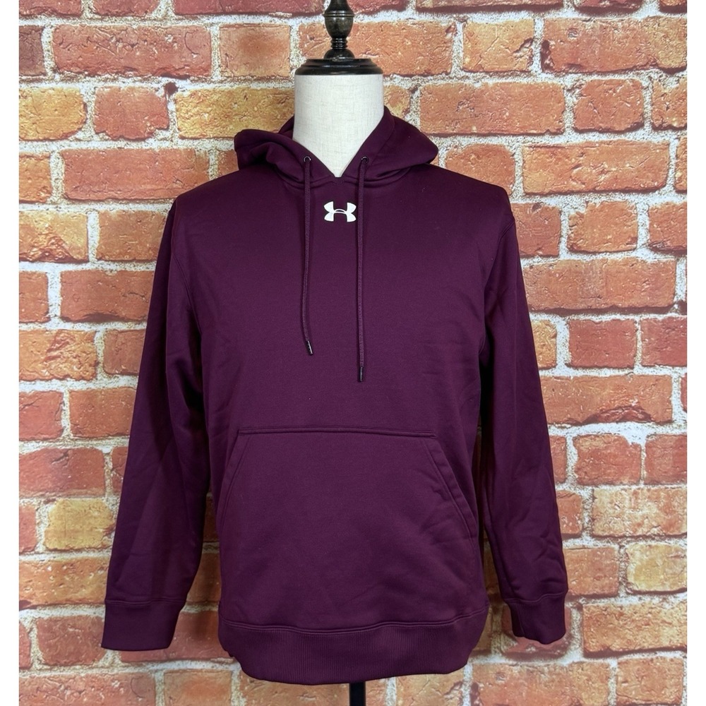 Under Armour Men's Size Small UA Rival Fleece Athletic Pullover Hoodie Pockets